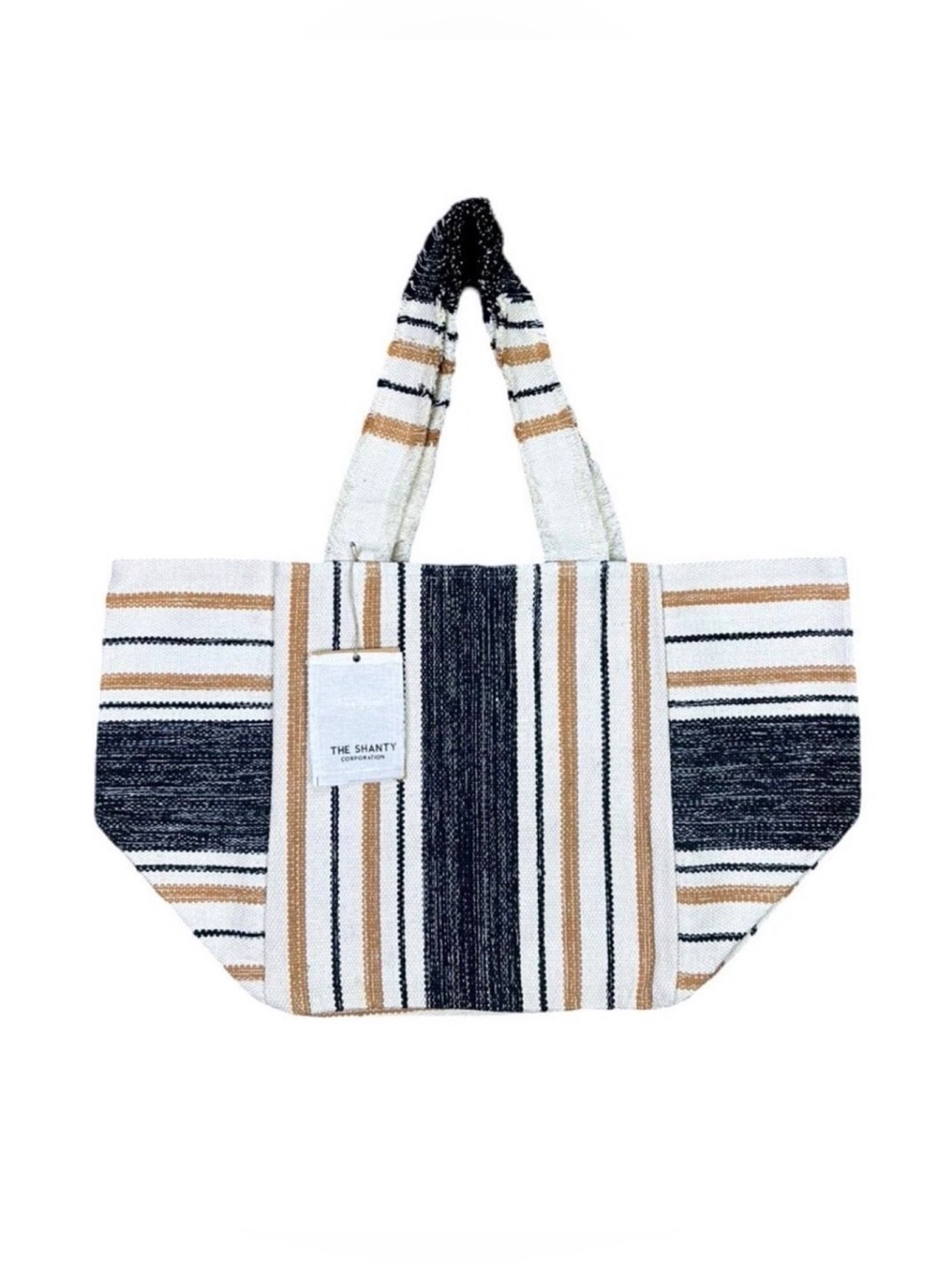 The Shanty Corporation Moroccan Shopper Tote Bag - 14”x13”x11”